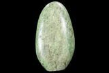 Polished Green Chrysoprase Freeform - Madagascar #99379-1